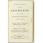 [WOJDA Karol Fryderyk] - Versuch einer Geschichte der letzten Polnischen Revolution vom Jahr 1794. Mit den dabey erschie...