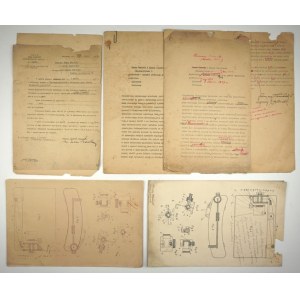 Progetto di paracadute automatico del 1937.