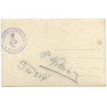 [KRAKOW - Banderja Krakusów - Situationsaufnahme]. [19 XII 1924?]. Postkarte in Form einer Fotografie. 9x13,...
