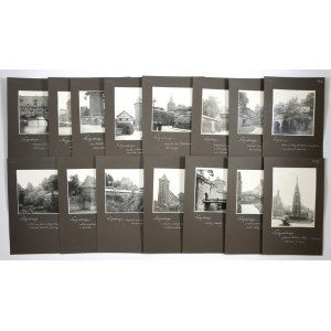 [NORYMBERGA - Situations- und Ansichtsaufnahmen]. [l. 1930er Jahre]. Satz von 15 Fotografien Form. 17x12,5 cm,...