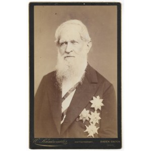 [RICHTHOFEN Emil Karl Heinrich von - fotografia portretowa, gabinetowa]. [nie przed 1880, nie po 1895]....
