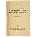 Rzeczpospolita Polska w dobie królów obieralnych. 1933.