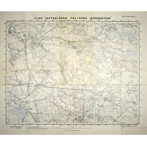 Plan Centralnego Poligonu Rembertów. 1923.