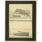 15 rysunków zabudowań wiejskich w Prusach Wsch. 1897.