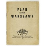 Plan st. m. Warszawy z przyłączonemi przedmieściami. Późne lata 20.
