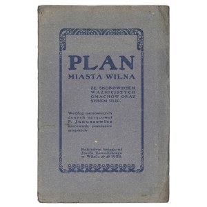 Plan Wilna z 1921 r.