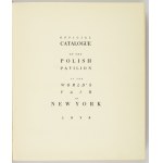 [KATALOG]. World&#39;s Fair. Official Catalogue of the Polish Pavilion at the ... in New York. Warsaw 1939....