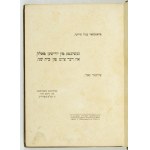 SCHÜRER E. - Istorija evrejskago naroda. T. 1-2. [ca 1915] - w jidysz.
