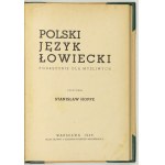 HOPPE S. – Polski język łowiecki. 1939.
