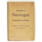 BAEDEKER Karl - Norwegen, Dänemark, Island, Spitzbergen. Handbuch für Reisende von ... Mit 54 Karten,...