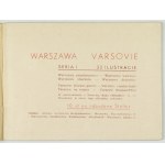[WARSZAWA]. 32 widoki przedwojennej zburzonej i dzisiejszej Warszawy. Warszawa Varsovie. Seria I....