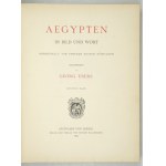 EBERS Georg - Aegypten in Bild und Wort. Dargestellt von unseren ersten Künstlern. T. 1-2. Stuttgart-Leipzig [1879]...