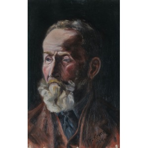 F. KRENN, PORTRET MĘSKI, 1924
