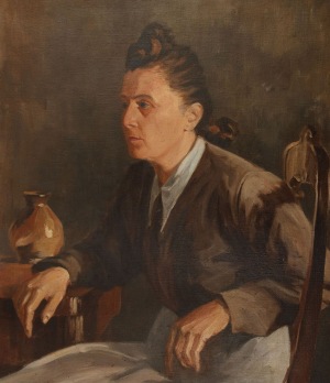 Jerzy LESKI, PORTRET ŻONY
