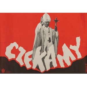 Plakat CZEKAMY, 1983, Projekt: Michał Więckowski
