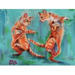 Eliza Ostojska, Dancing Cats, 2022 r.