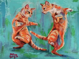 Eliza Ostojska, Dancing Cats, 2022 r.