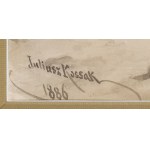 Juliusz Kossak (1824 Nowy Wiśnicz - 1899 Kraków), Ogniem i mieczem - cykl 12 kompozycji do powieści Henryka Sienkiewicza, 1885-1886