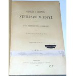 ZAŁĘSKI- GENEZA I ROZWÓJ NIHILIZMU W ROSYI wyd. 1892 socjalizm, masoneria