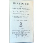 PROYART - HISTORIE de STANISLAS PREMIER polonik 1784
