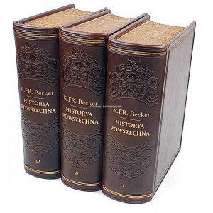 BECKER- HISTORYA POWSZECHNA wyd. 1886-8r. t.1-12 [komplet w 3 wol.]