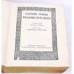 TUWIM- CZTERY WIEKI FRASZKI POLSKIEJ wyd. 1 z 1937