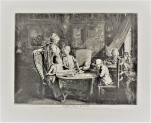 Daniel Chodowiecki(1726-1801),Cabinet d'un peintre