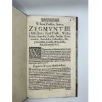 Constitucie Seymu Walnego Koronnego w Warszawie Roku 1611 dnia Dziewiątego Listopada