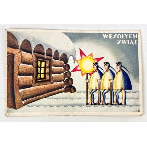 POCZTÓWKA - Wesołych Świąt - 1937