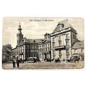 POCZTÓWKA - Das Rathaus in Warschau - Warszawa Ratusz