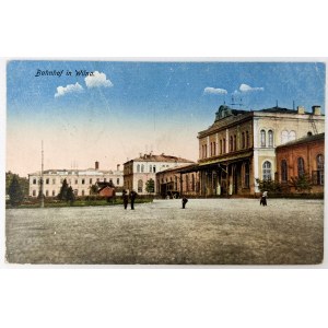 POCZTÓWKA - Dworzec Wilno - 1918