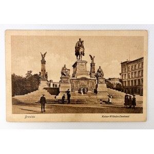 POCZTÓWKA - Wrocław - Breslau - Pomnik cesarza Wilhelma I