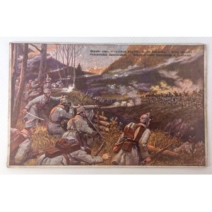 POCZTÓWKA - Odparcie ataku rosyjskiego w Bukowinie - 1916