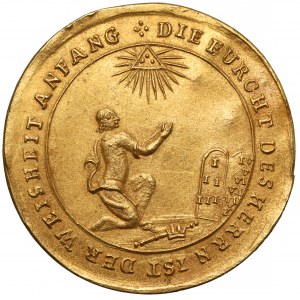 Nürnberg, ZŁOTY medalik wagi DUKATA (XVIII w.)