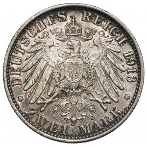 Prussia, 2 marks 1913-A