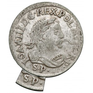 Jan III Sobieski, šestý z Bydhoště 1684 - iniciály SP