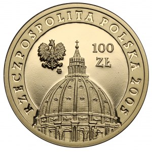100 zlatých 2005 Ján Pavol II