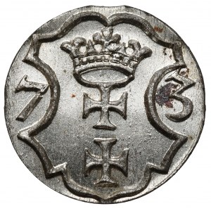 Bezkrólewie, Denar Gdańsk 1573 - PIĘKNY