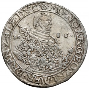 Schlesien, Georg Friedrich, Halbtaler 1586, Jägerndorf (RRRR)