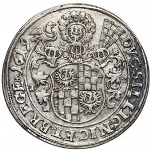 Śląsk, Jan Chrystian i Jerzy Rudolf, DWUTALAR 1619 HR, Złoty Stok - RZADKOŚĆ