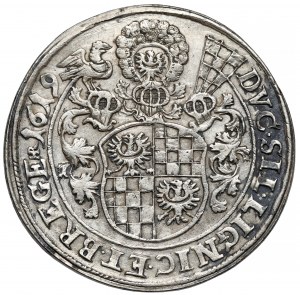 Śląsk, Jan Chrystian i Jerzy Rudolf, DWUTALAR 1619 HR, Złoty Stok - RZADKOŚĆ