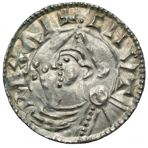 Anglia, Knut (1016-1035) Denar - Pointed Helmet, Lincoln