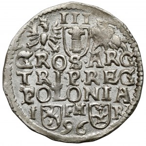 Zygmunt III Waza, Trojak Poznań 1596 - menniczy