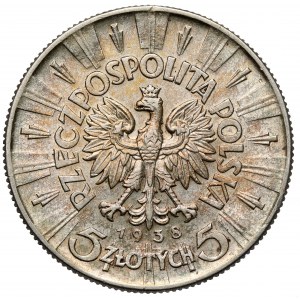 Piłsudski 5 złotych 1938