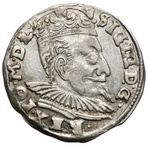 Zygmunt III Waza, Trojak Wilno 1596 - Koste