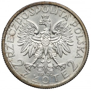 Głowa Kobiety 2 złote 1932