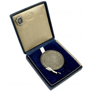Medal, Uniwersytet Warszawski 1958 + przypinka