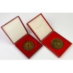 Medale, Jan Matejko 1875 i Muzeum Numizmatyczne 1968 - zestaw (2szt)
