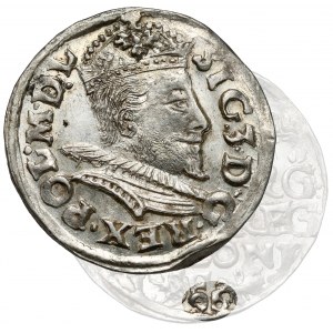 Zygmunt III Waza, Trojak Lublin 1596 - data nierozdzielona - RZADKI