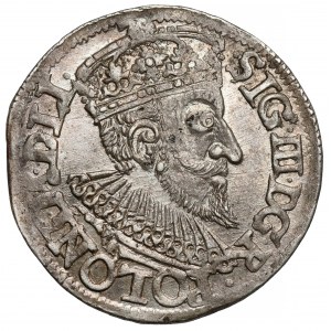Zygmunt III Waza, Trojak Olkusz 1593 - LI - piękny
